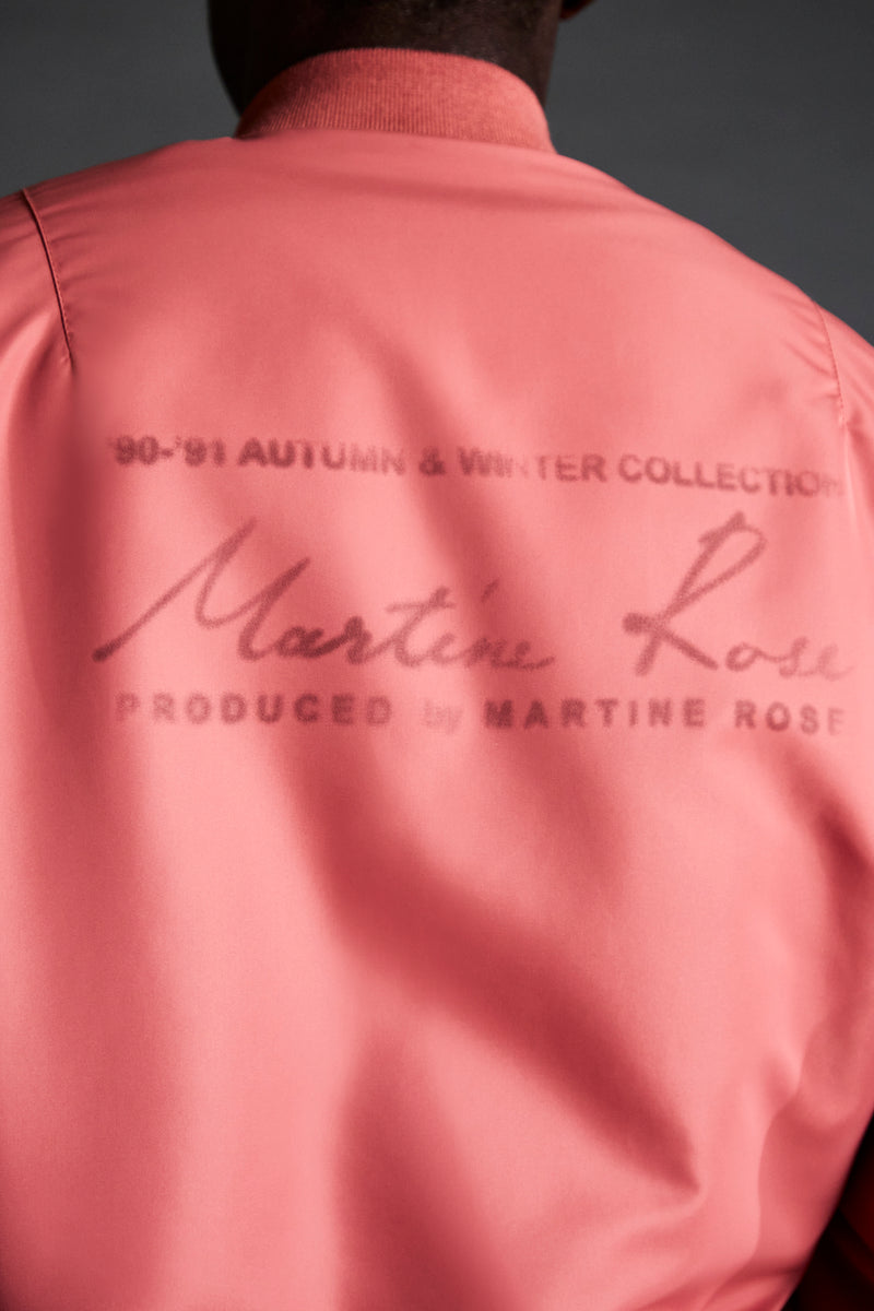 Martine Rose Logo-Print Bomber Jacket