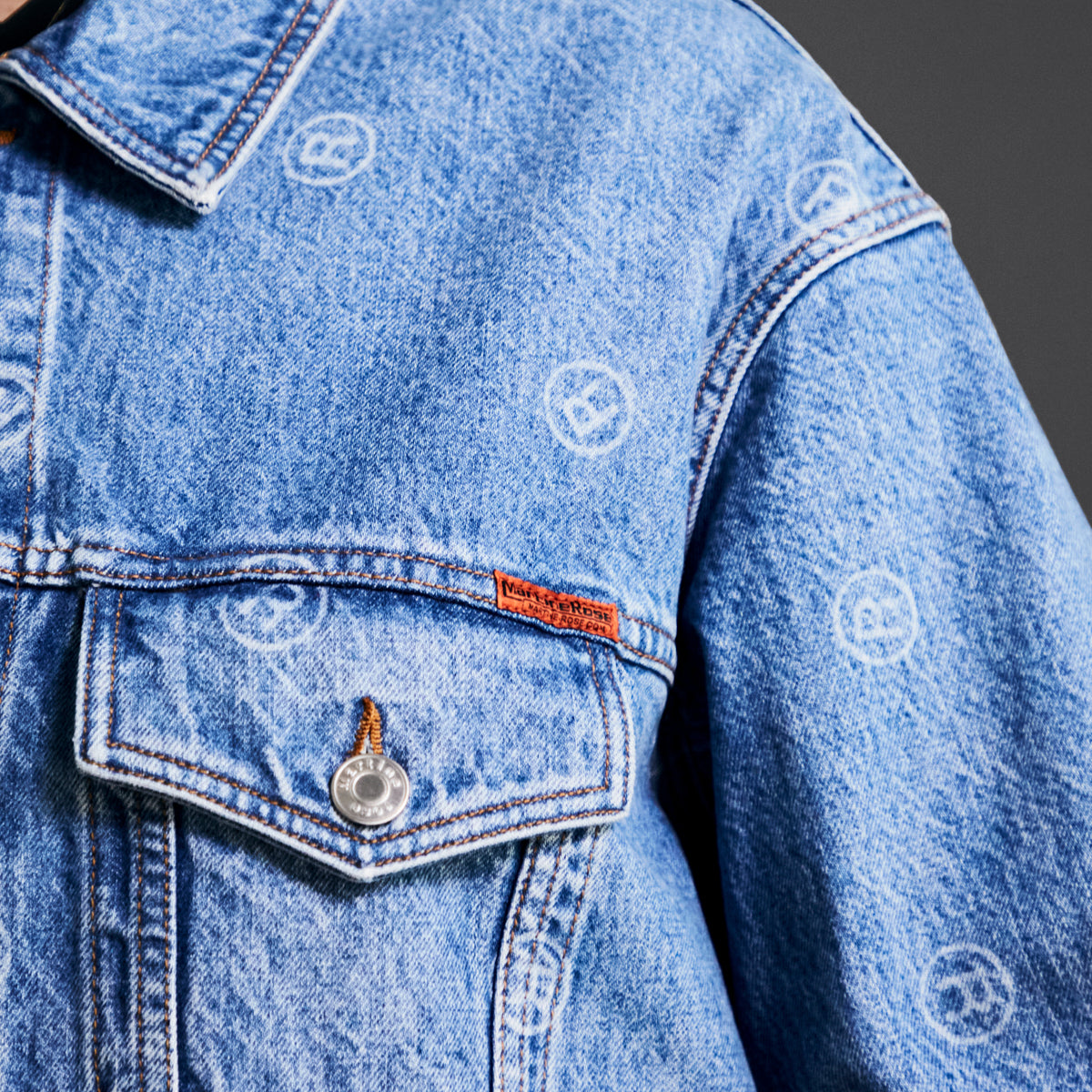 OVERSIZED DENIM JACKET In BLUE Martine Rose oversized-denim-jacket-in-blue-martine-rose