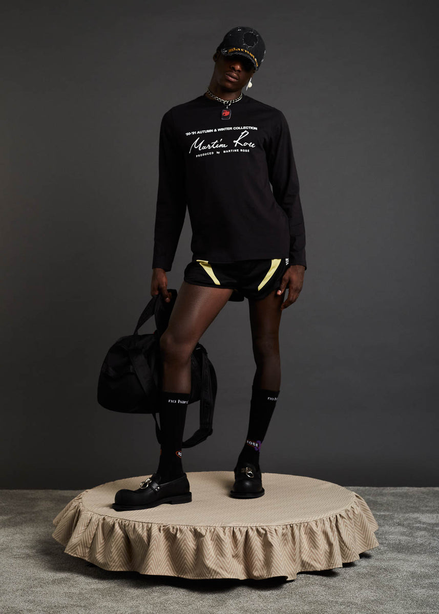Classic L/S T-Shirt in Black | Martine Rose