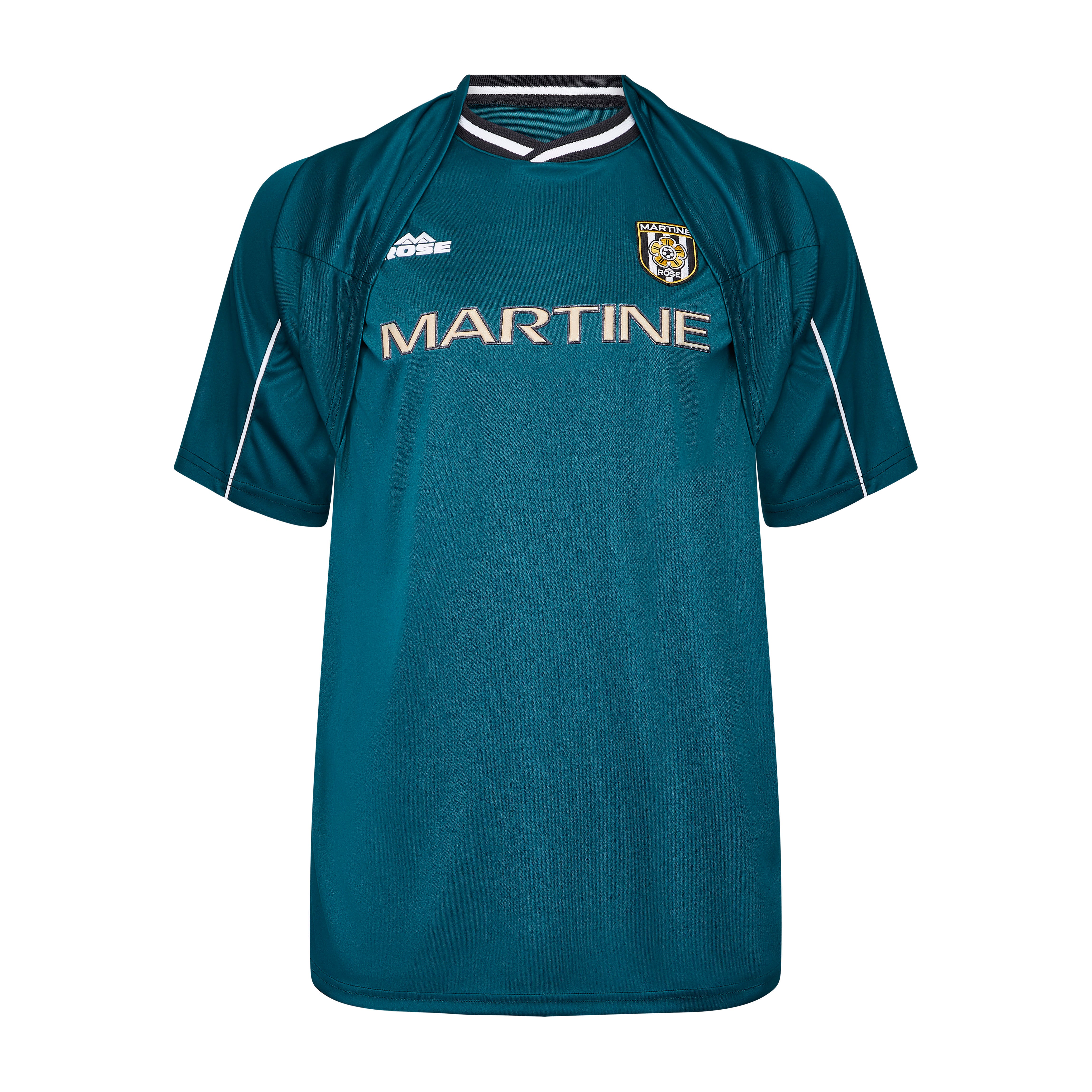 CELEBRATION FOOTBALL TOP in GREEN | Martine Rose