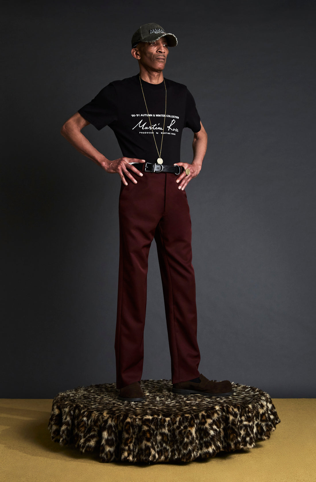 Martine Rose Men's Classic Short Sleeve Striped Shirt