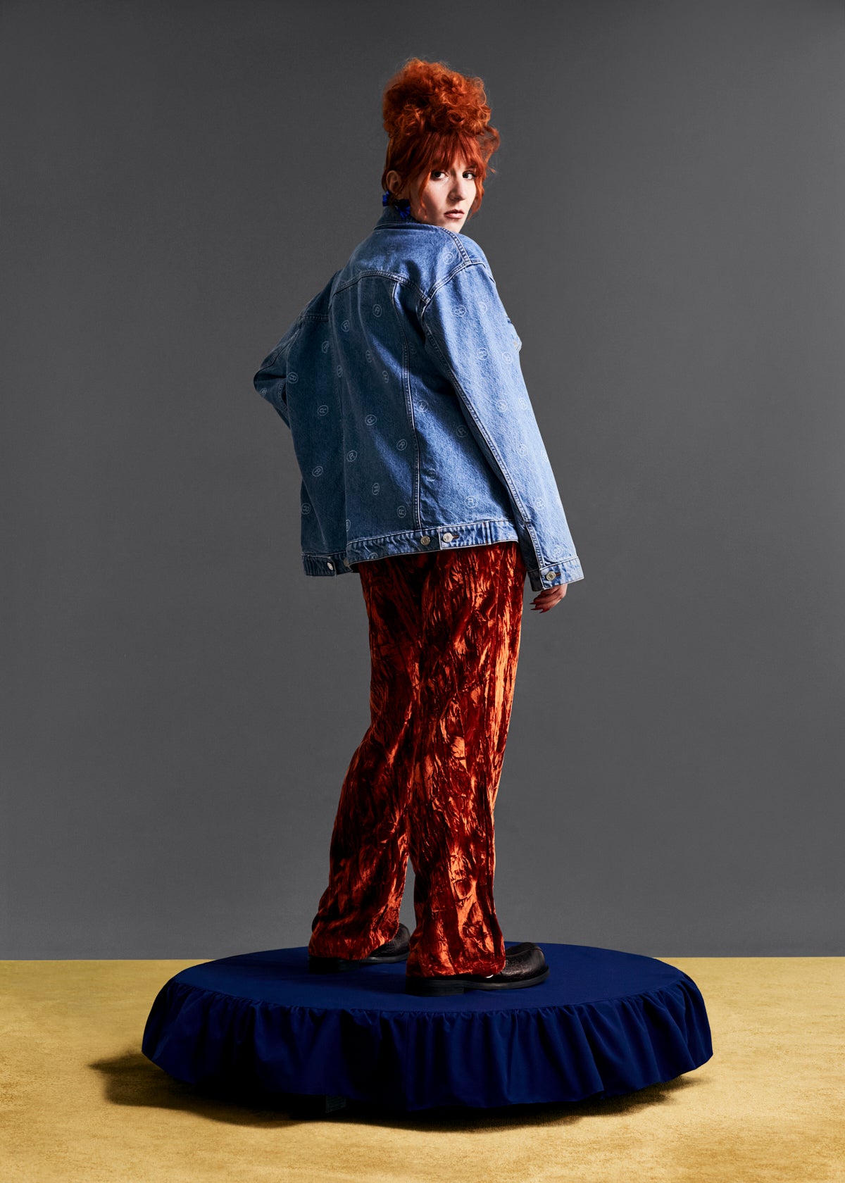 OVERSIZED DENIM JACKET in BLUE | Martine Rose