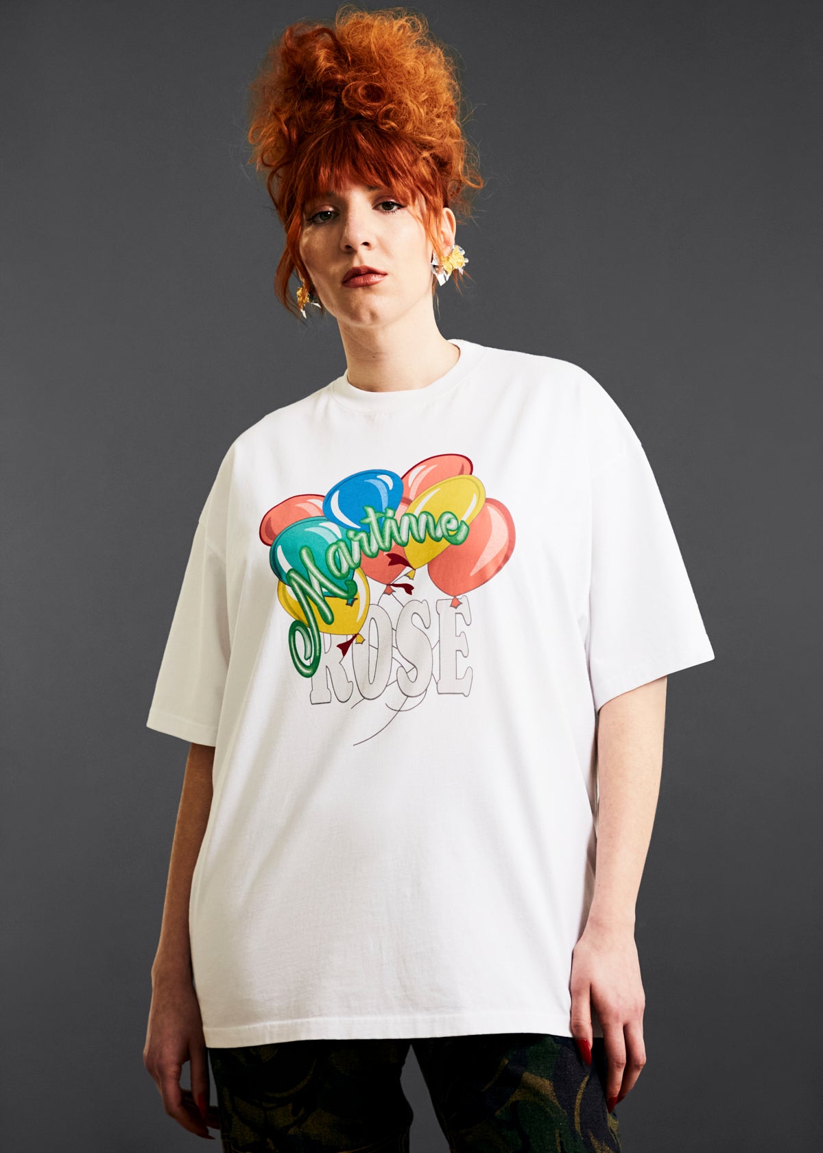 OVERSIZED S S T SHIRT in WHITE Martine Rose