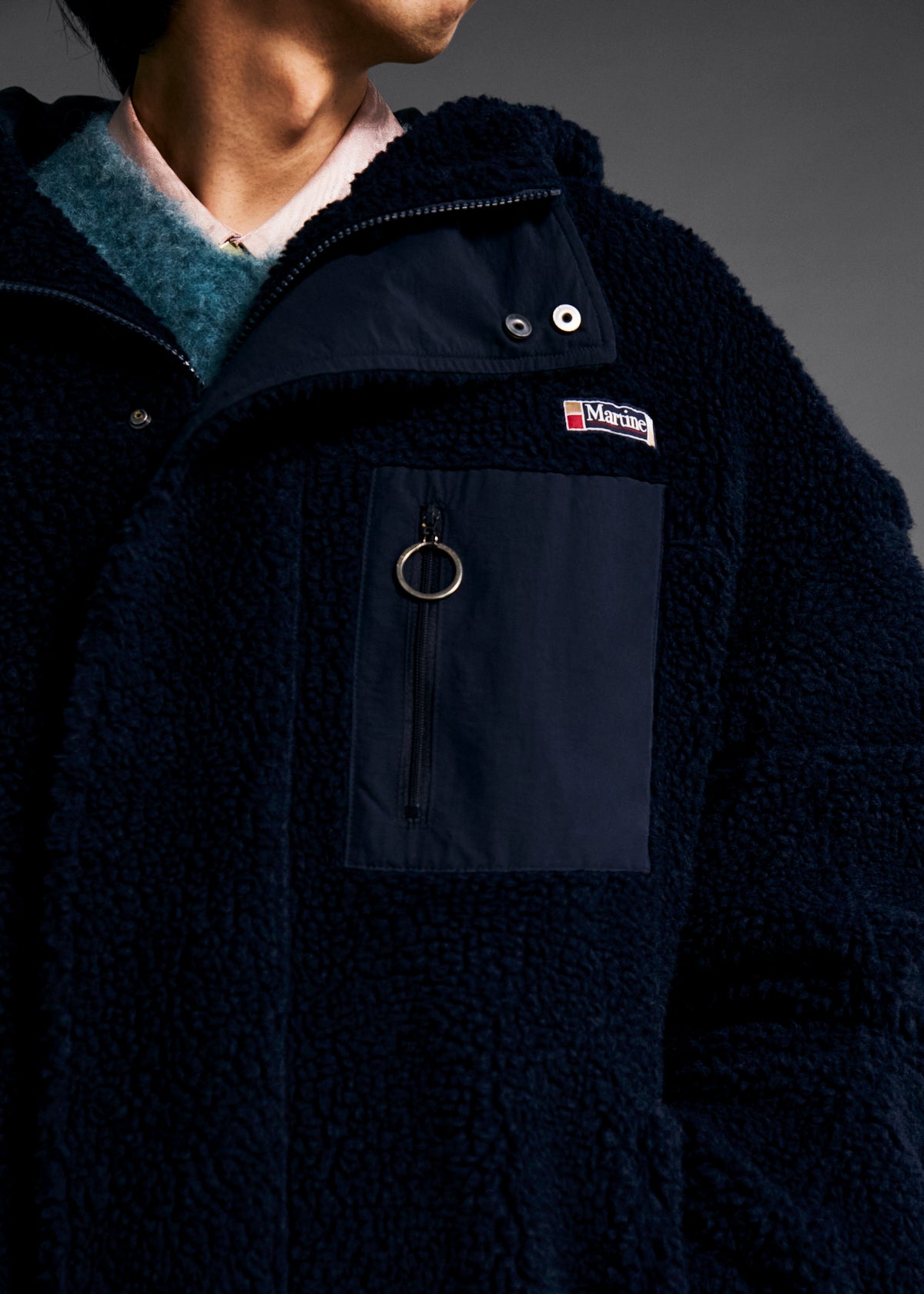 OVERSIZED FLEECE in BLUE | Martine Rose