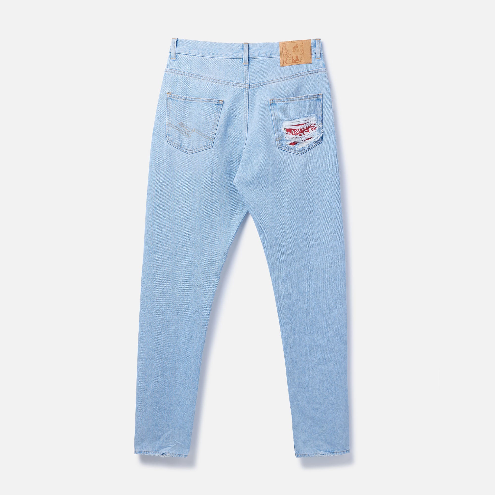 Martine Rose x Stella Artois Relaxed Fit Jean in Bleach Wash