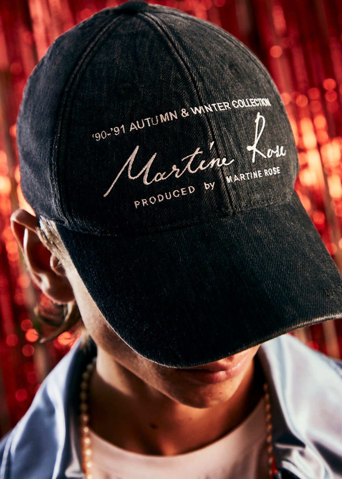 SIGNATURE CAP in BLACK | Martine Rose