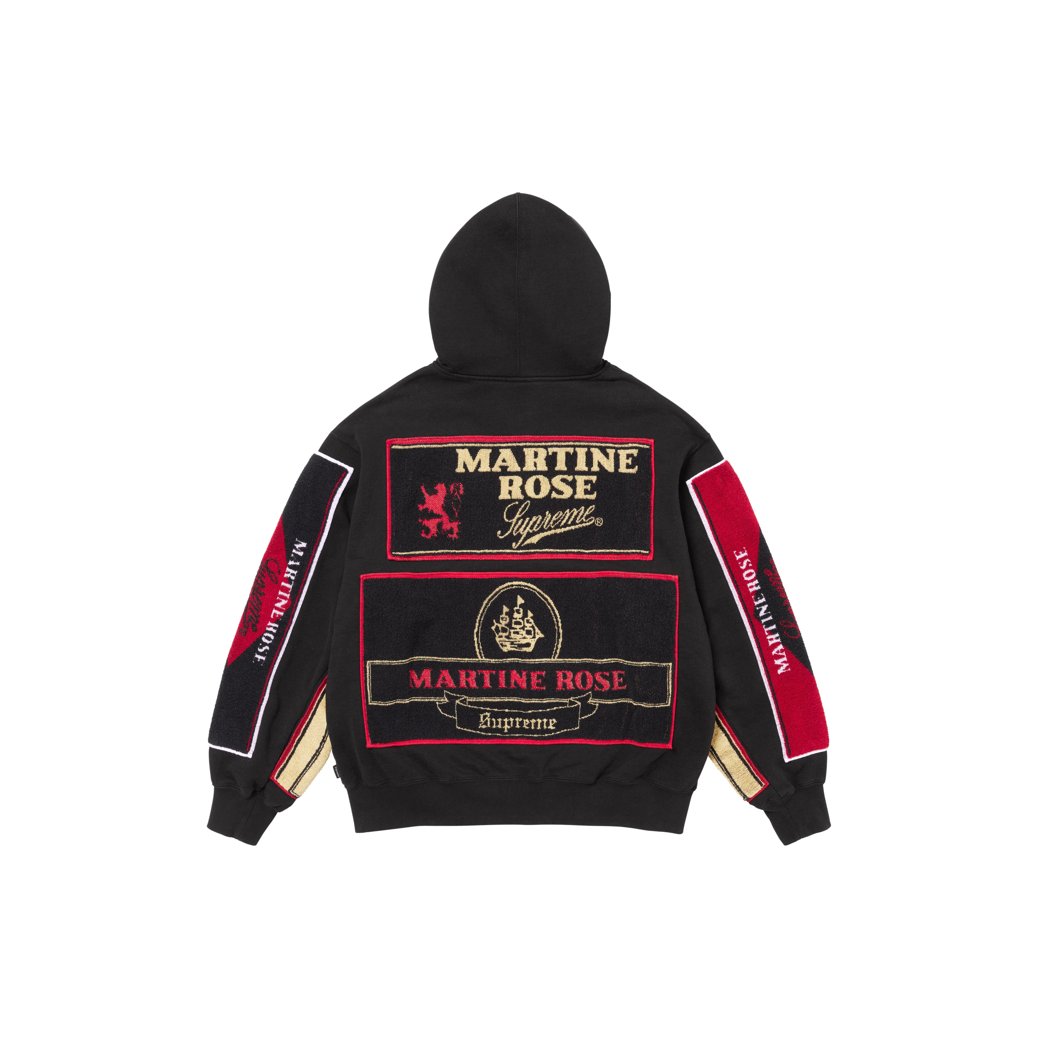 SUPREME®/MARTINE ROSE® ZIP UP HOODED SWEATSHIRT in BLACK | Martine Rose | Supreme hoode sweatshirt | トレーナー・スウェット | シュプリーム