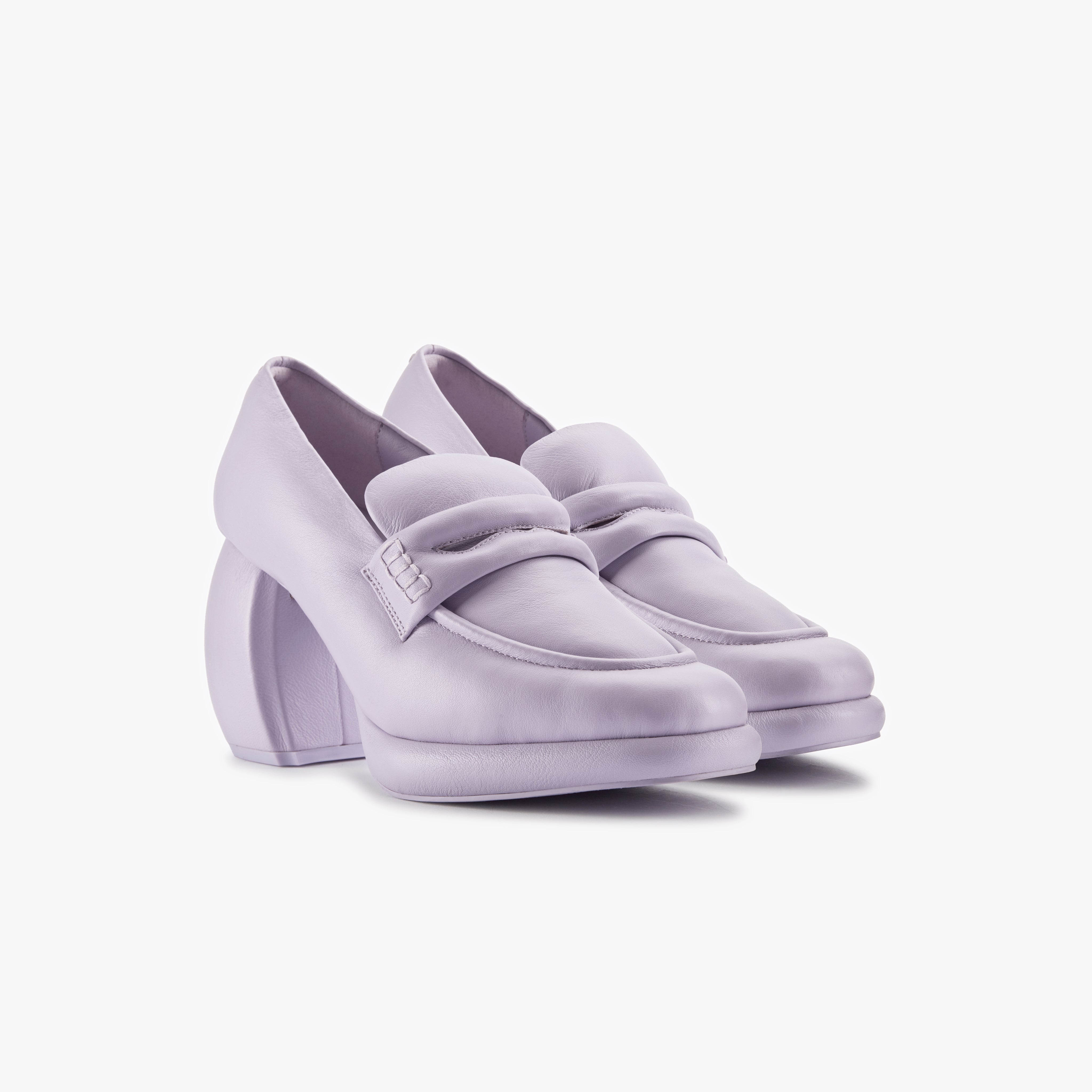 Martine Rose Purple Clarks Edition Loafer Heels