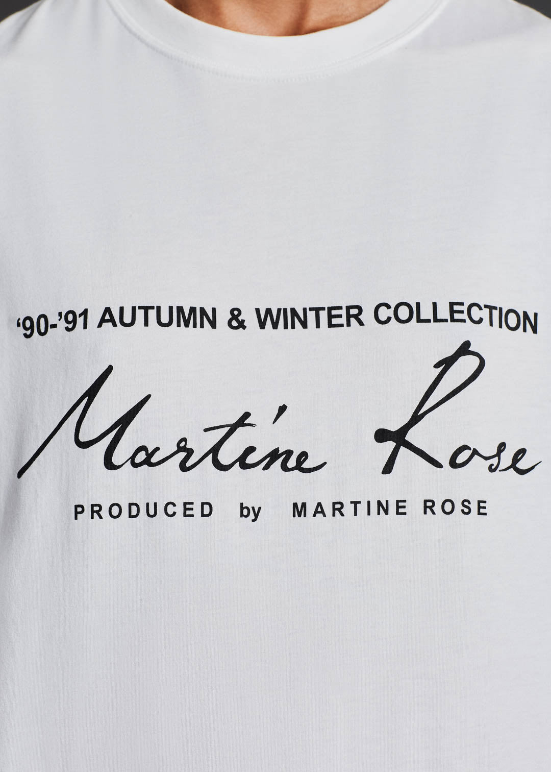 Martine Rose - Logo-Print Cotton-Jersey T-Shirt - White Martine Rose