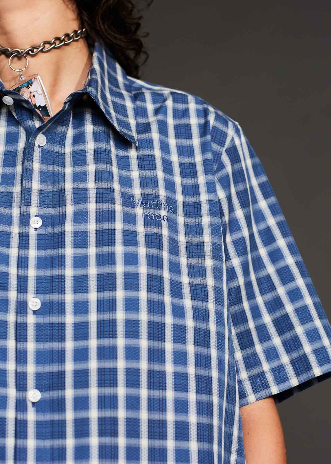 CLASSIC S/S SHIRT in BLUE CHECK